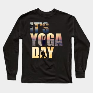 Yoga Made Me Do It Long Sleeve T-Shirt